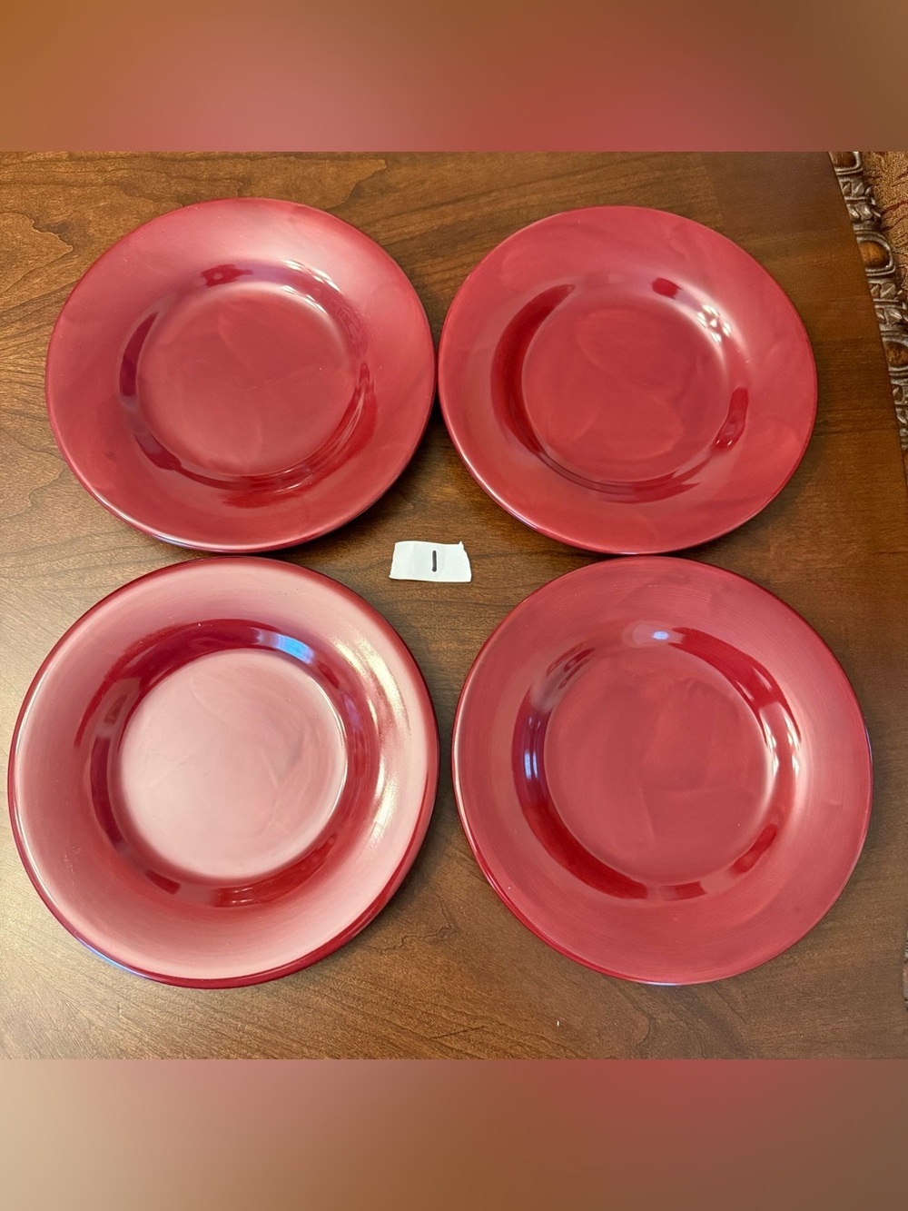 Set of 4 Tabletops Gallery Barcelona Salad Plate 8 3/8” - Lot #1